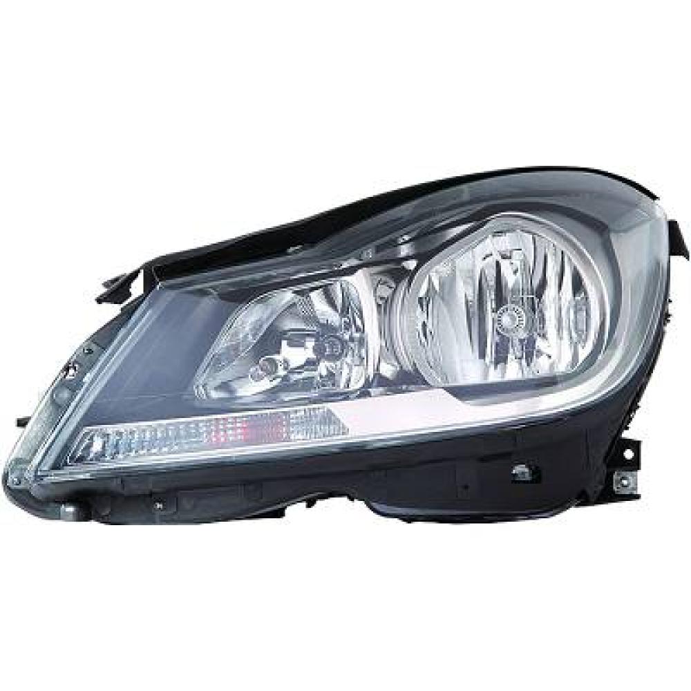 Faro anteriore sinistro Mercedes-Benz Classe C W204 Diederichs 1672183
