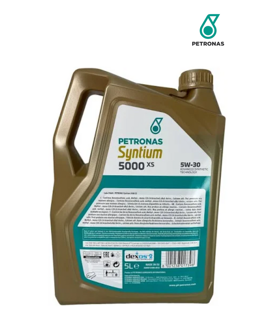 Petronas Syntium 5000 XS 5W-30 – Olio Motore Sintetico ACEA C2/C3 FCA 955535-S3