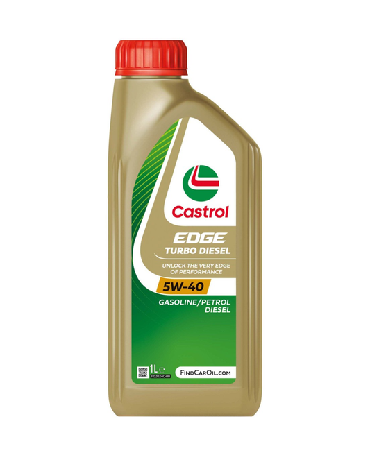 Castrol EDGE 5W-40 Turbo Diesel – Olio Motore Sintetico ACEA C3 VW 505 FIAT S2
