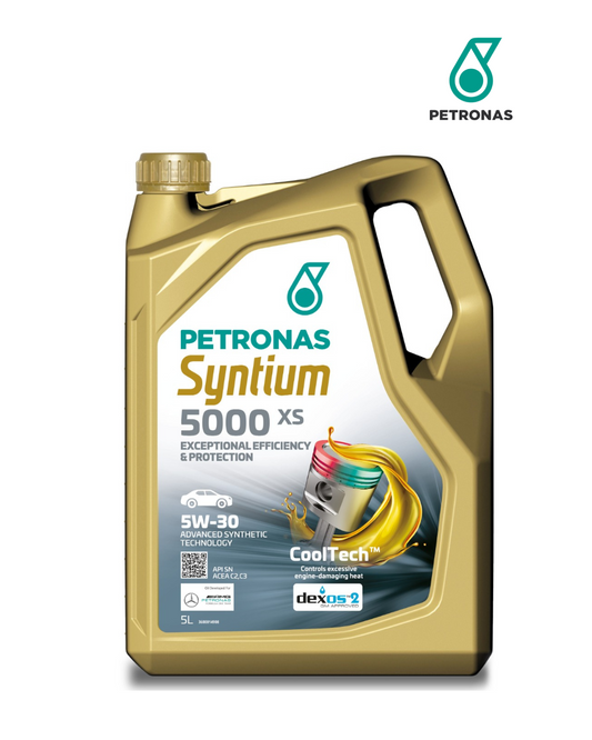 Petronas Syntium 5000 XS 5W-30 – Olio Motore Sintetico ACEA C2/C3 FCA 955535-S3