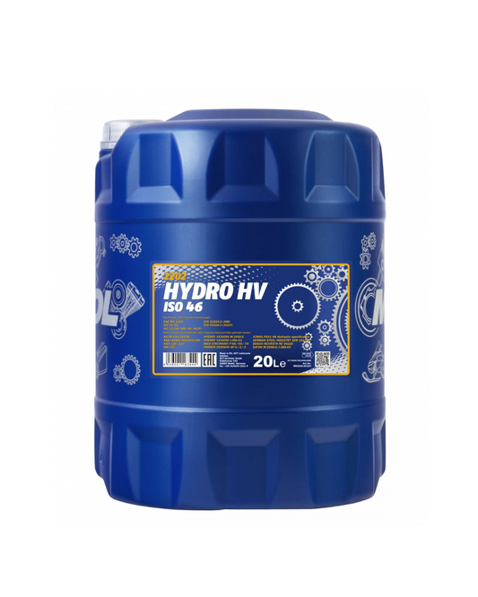 MANNOL Hydro HV ISO 46 MN2202 Olio Idraulico Alta Viscosità HVLP Anti-Usura Professionale