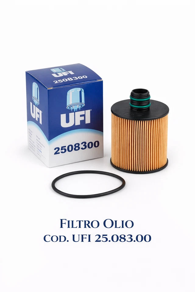 Kit Tagliando Completo Fiat 500X 1.6 MJT 114/120 CV con 4 Filtri UFI + 5L Olio Selenia WR Forward 0W30 + 1L Antigelo Omaggio