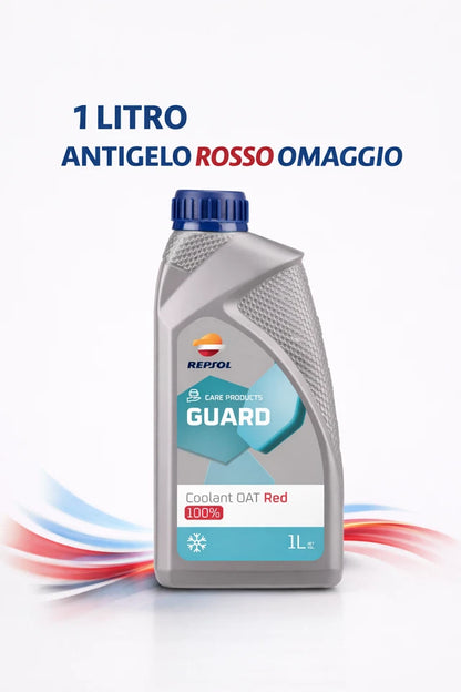 Kit Tagliando Completo Jeep Renegade 1.6 MJT 120 CV con 4 Filtri UFI + 5L Olio Selenia WR Forward 0W30 + 1L Antigelo Omaggio
