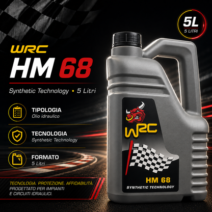 WRC Hydro HM 68 – Olio Idraulico ISO 68 – 5 L — fronte