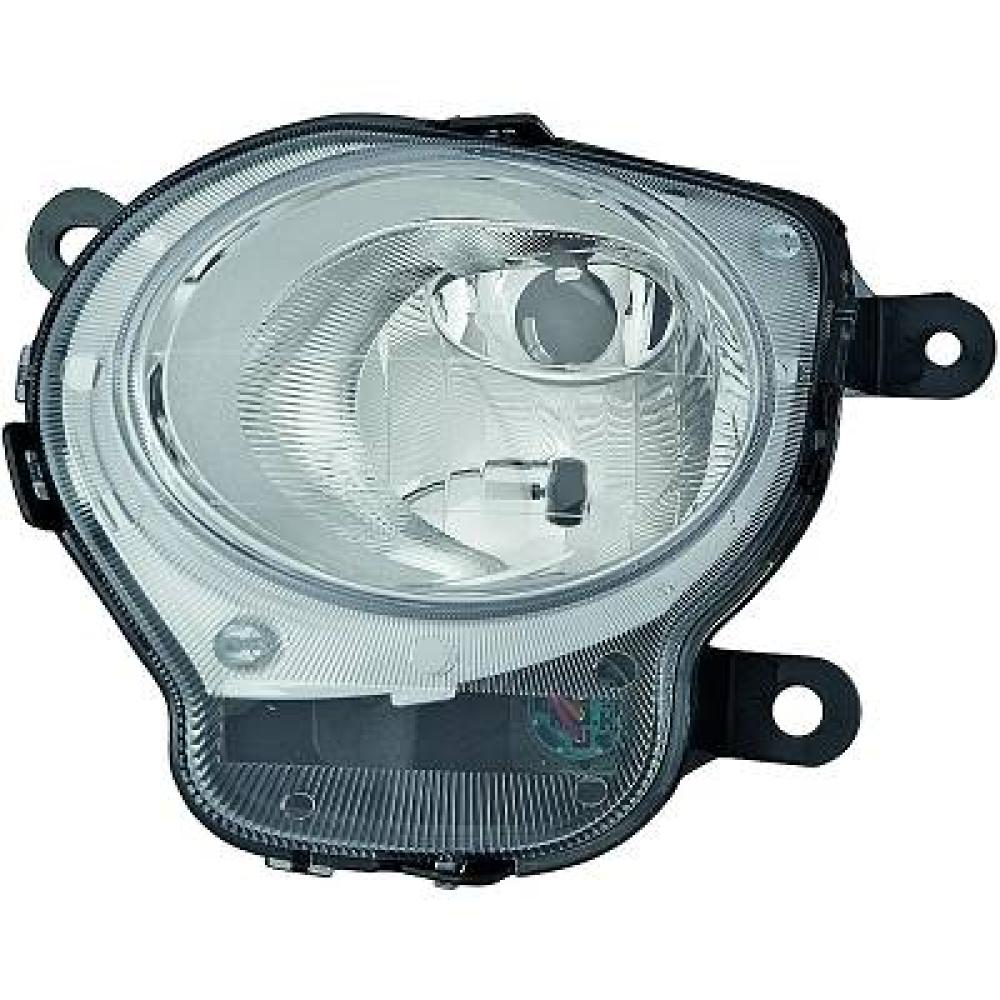 Faro anteriore destro FIAT 500 Abarth 2008-2015 Diederichs