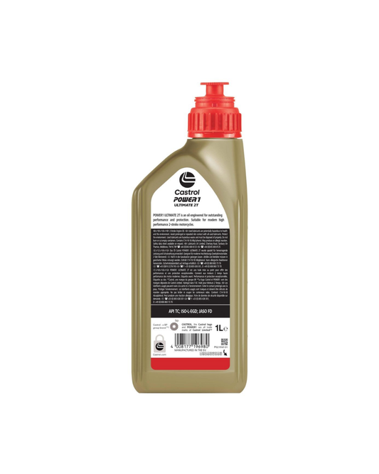Castrol Power 1 Ultimate 2T Olio Motore Moto 100% Sintetico